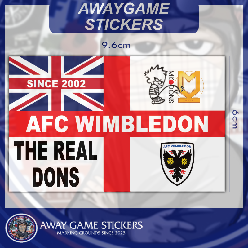 AFC WIMBLEDON STICKER #01