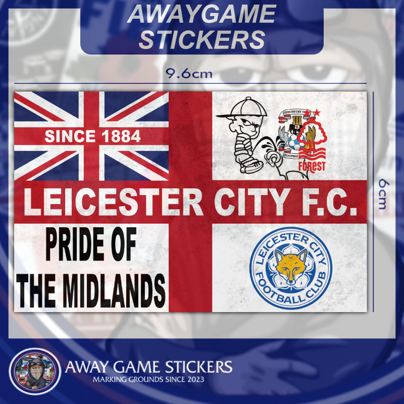 LEICESTER CITY STICKER #17