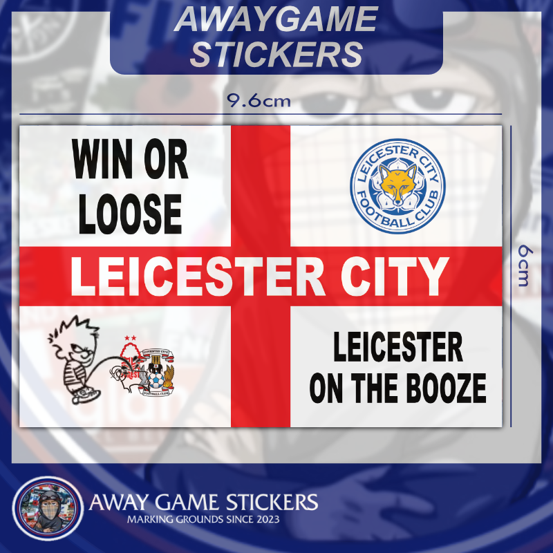 LEICESTER CITY STICKER #22