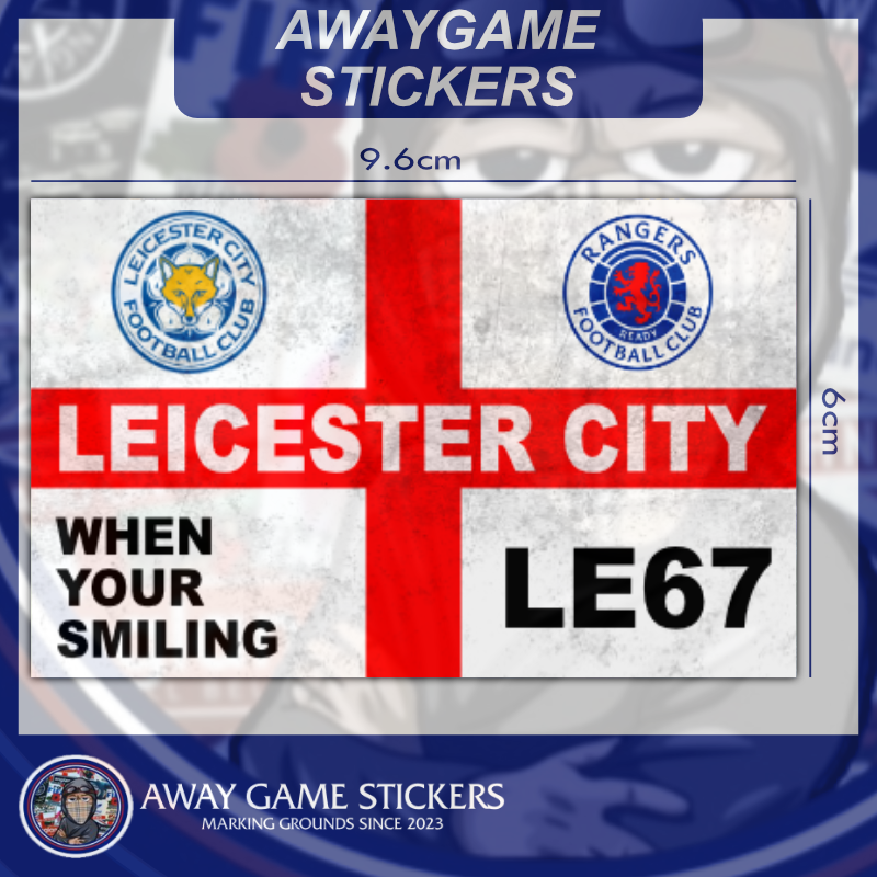 LEICESTER CITY STICKER #06