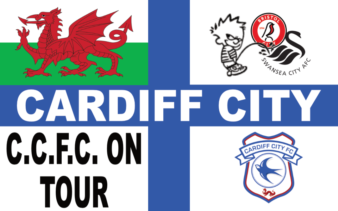 ON TOUR (Blue Welsh Flag Style) - Cardiff City