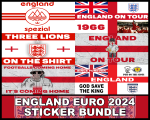 England Euro 2024 - Special Edition Sticker Bundle (Rectangular bundle)