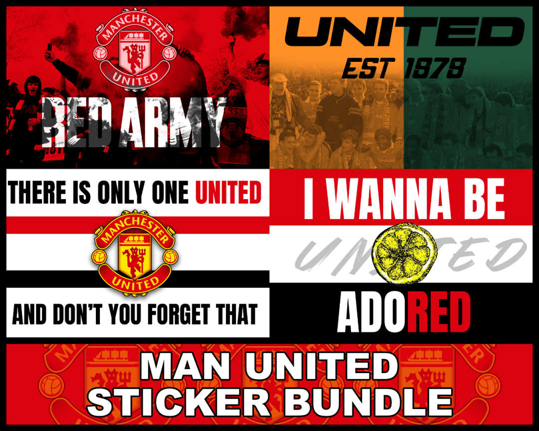 Manchester United - Sticker Bundle