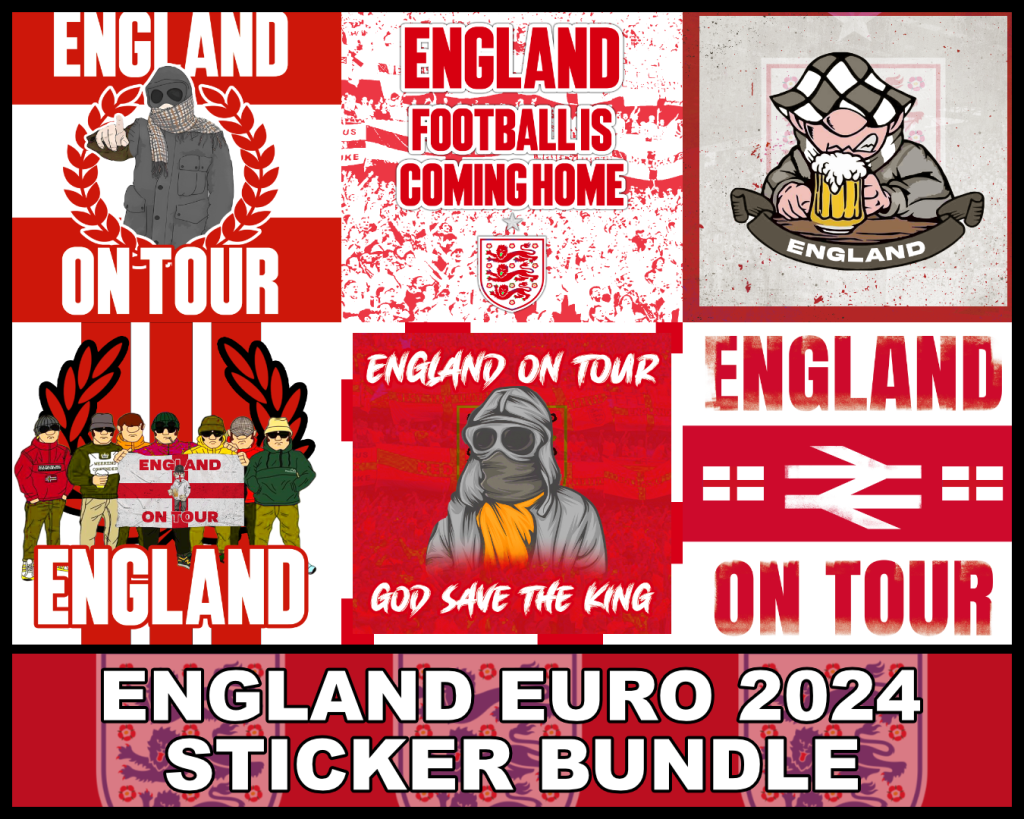 England Euro 2024 - Special Edition Sticker Bundle (Square bundle ...