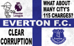 The Premier League Is Corrupt Flag Design - Everton F.C.
