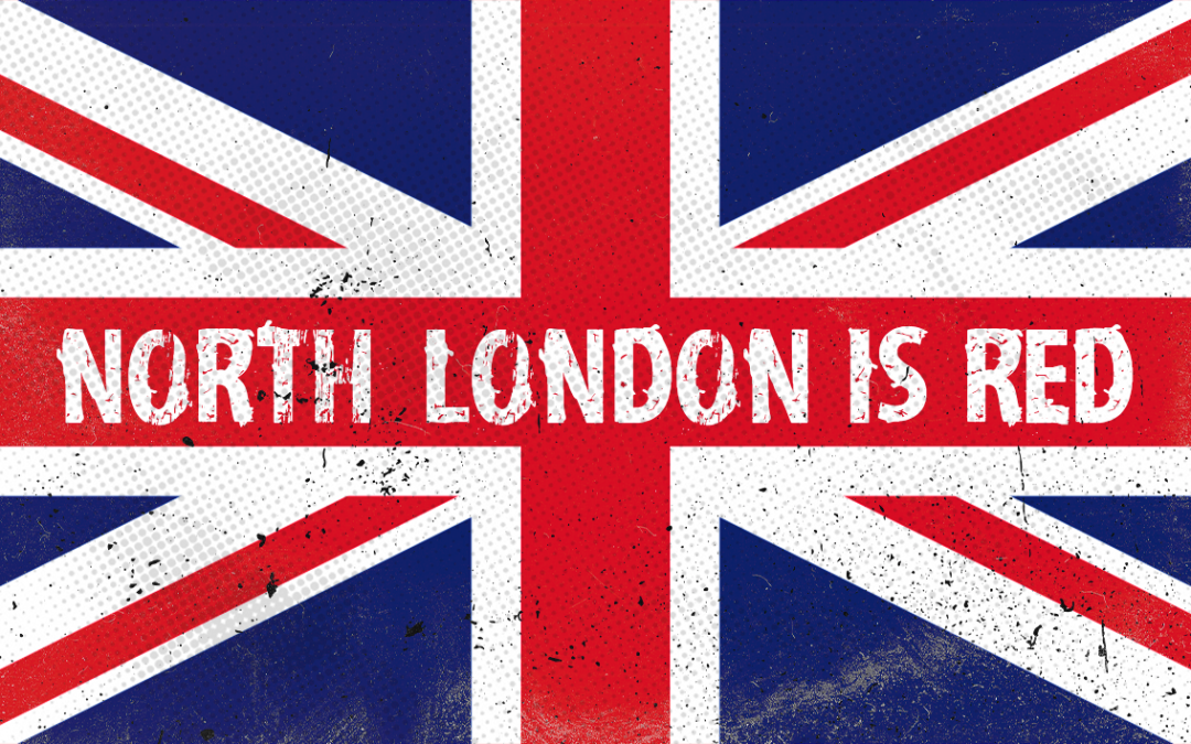 North London Is Red (Union Jack Design) - Arsenal F.C.