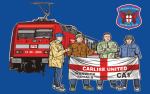 Lads Holding Flag – Carlise F.C.