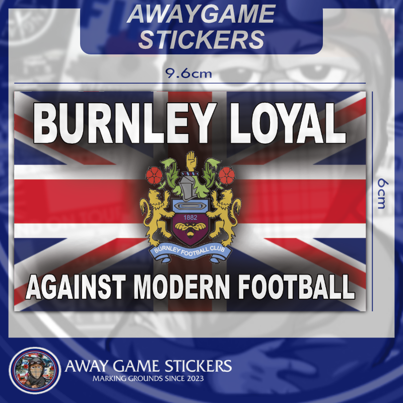 Burnley Loyal Union Jack - Football Sticker