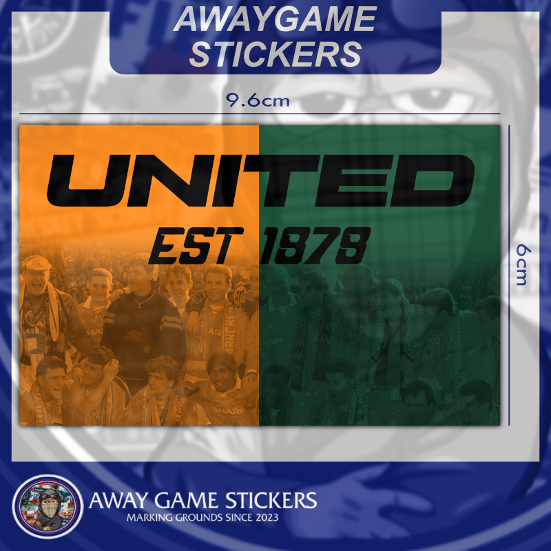 United Est: 1878 - Football Stickers