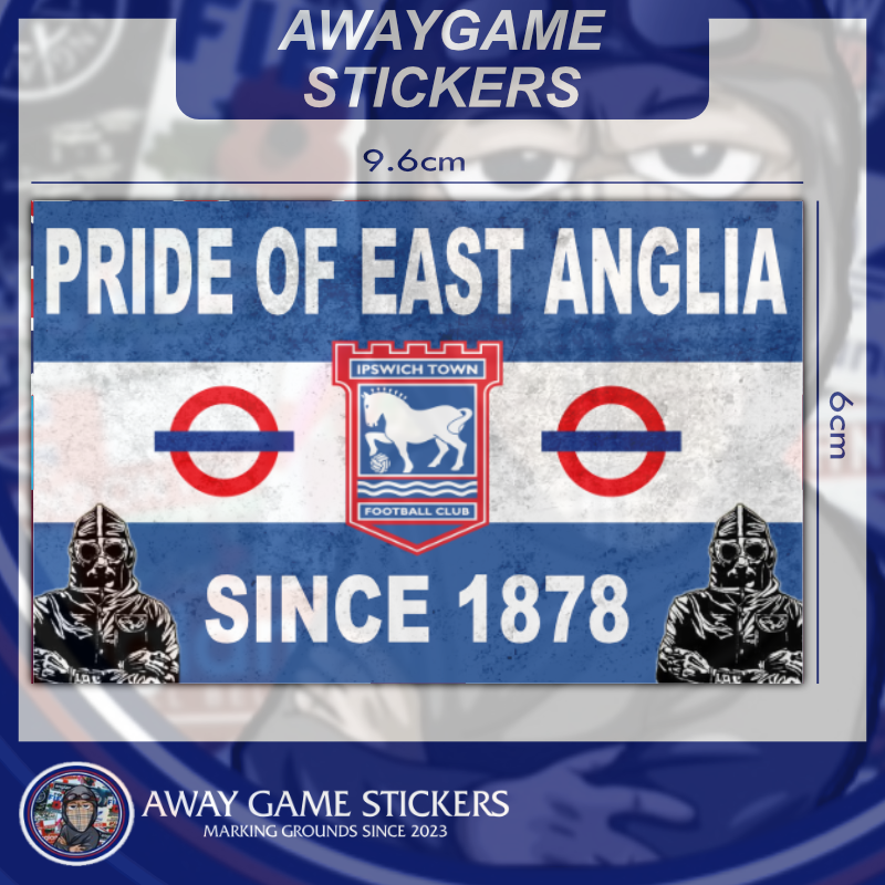 IPSWICH TOWN STICKER #02