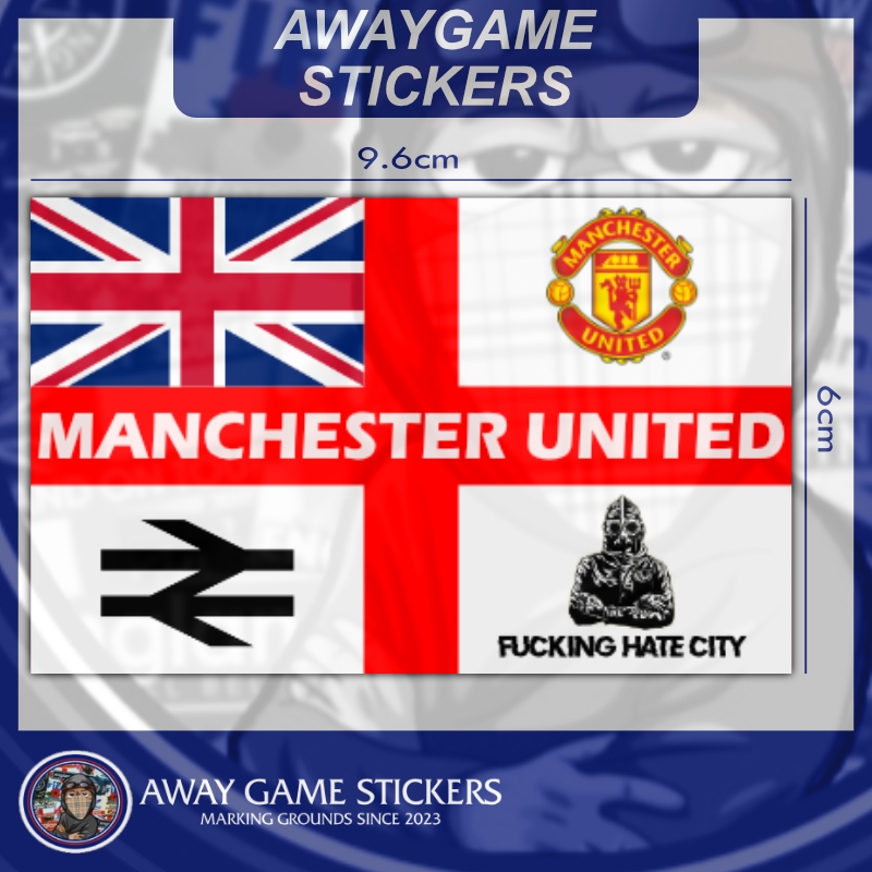 United England Flag Design - Football Stickers