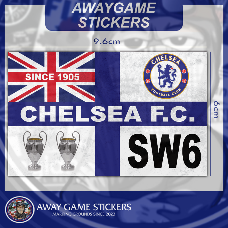 Chelsea F.C SW6 (Blue) - Chelsea Stickers