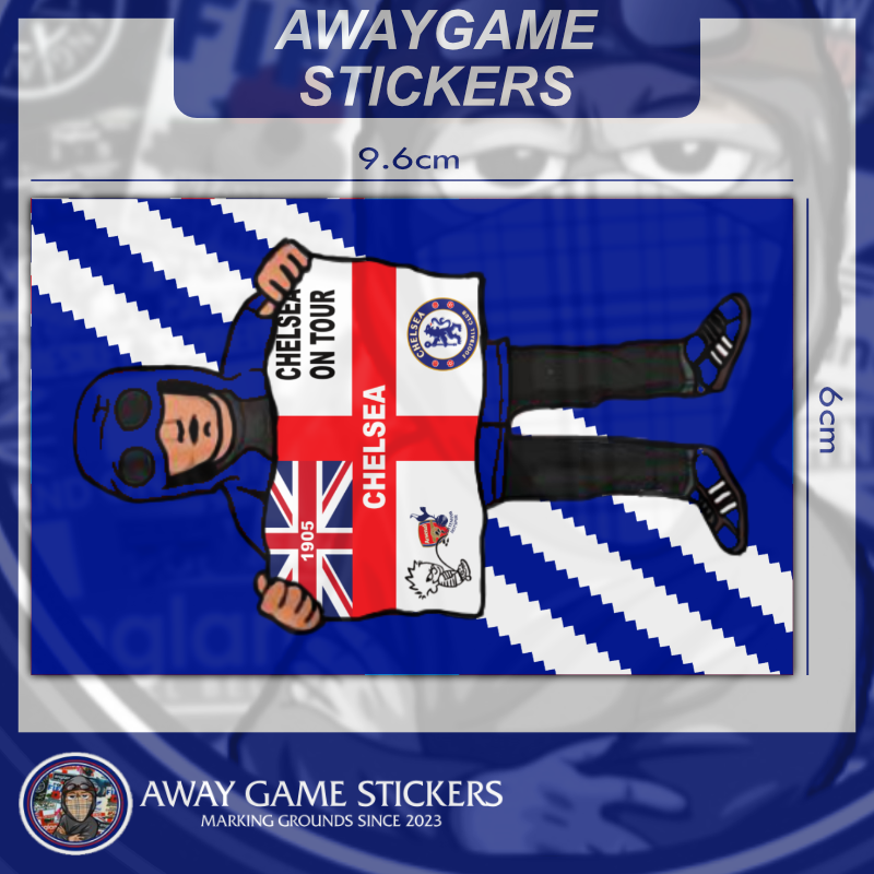 Ultra With Flag - Chelsea Stickers