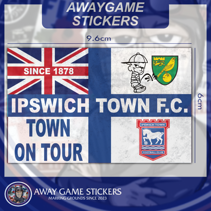 IPSWICH TOWN STICKER #04
