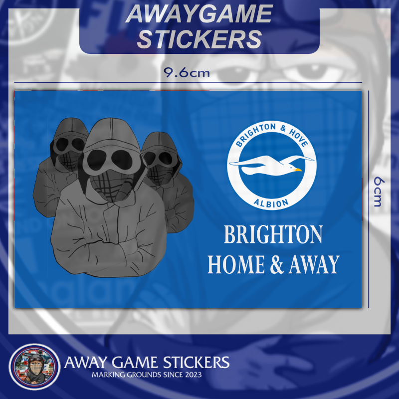 Brighton Home & Away - Football Stickers