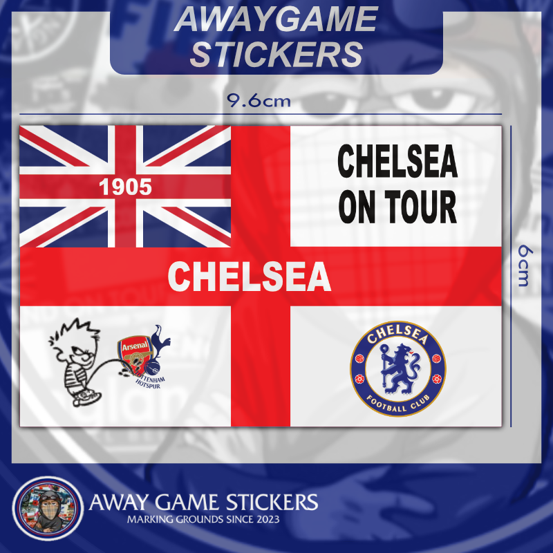 England Flag Classic Style - Chelsea Stickers