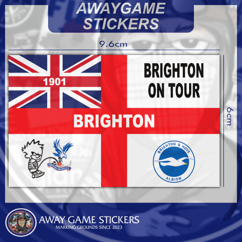 Brighton Classic England Style - Football Stickers