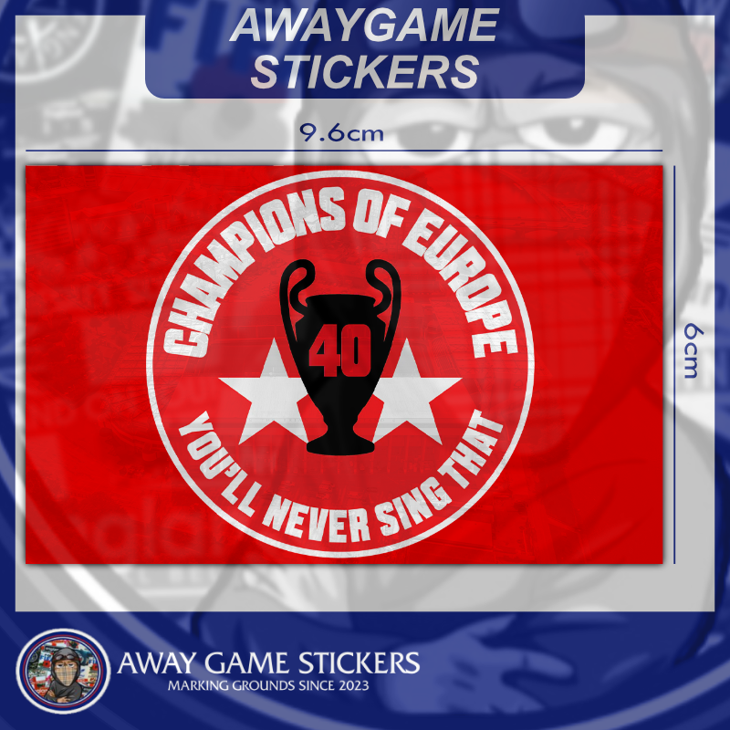 Champions of Europe (FOREST) - Football Stickers