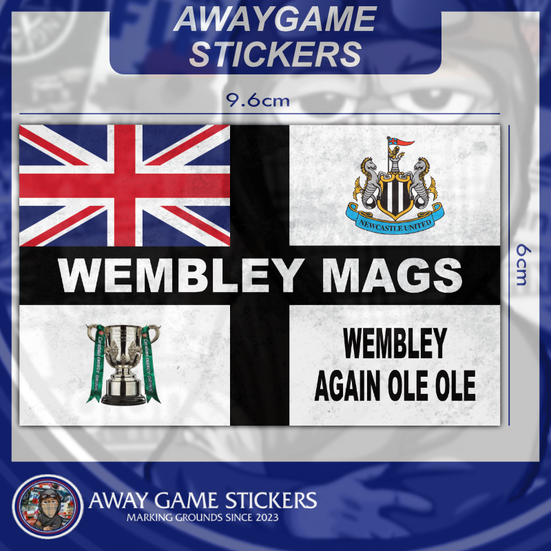 Wembley Mags - Newcastle Stickers