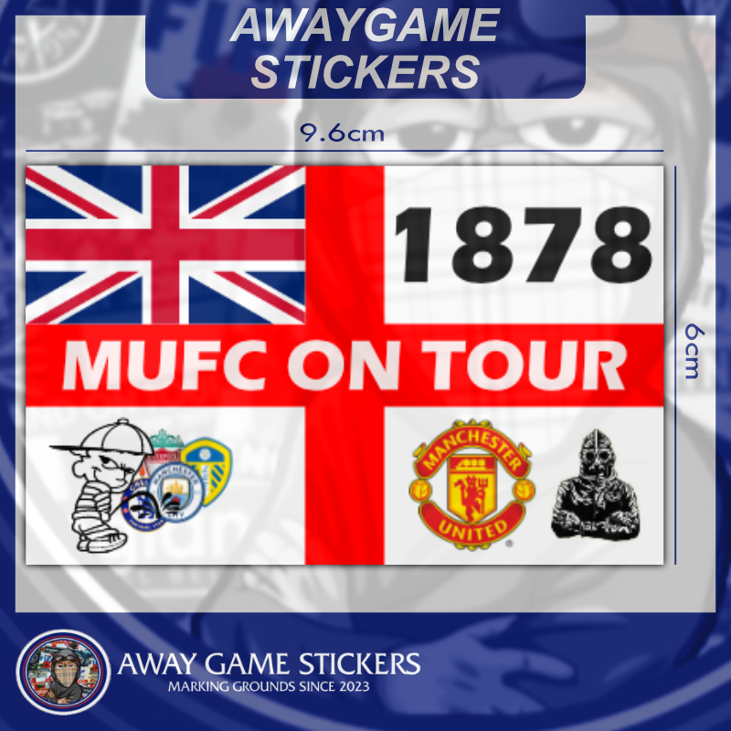 MUFC On Tour - Football Stickers