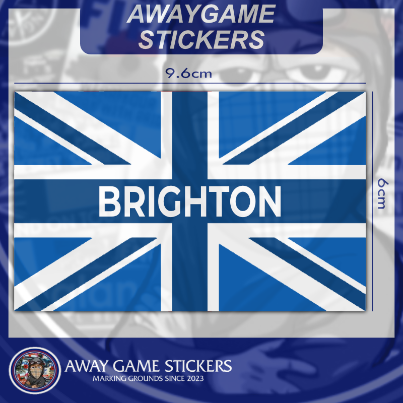 Brighton Union Jack - Football Stickers
