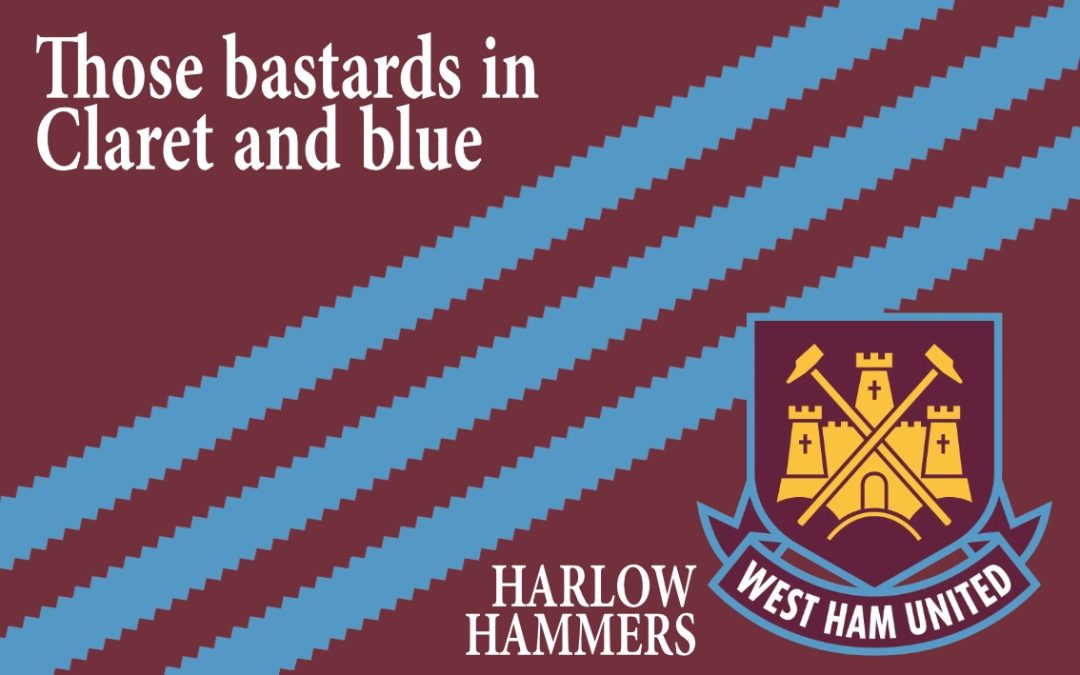 Those Bastards In claret and Blue - Gazzelle style