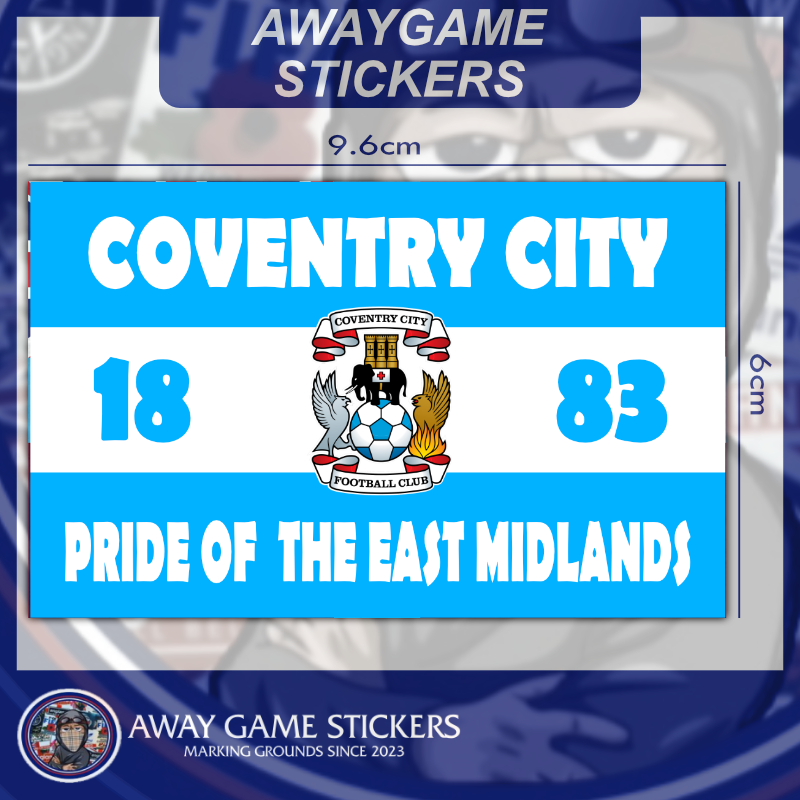 COVENTRY CITY STICKER #02