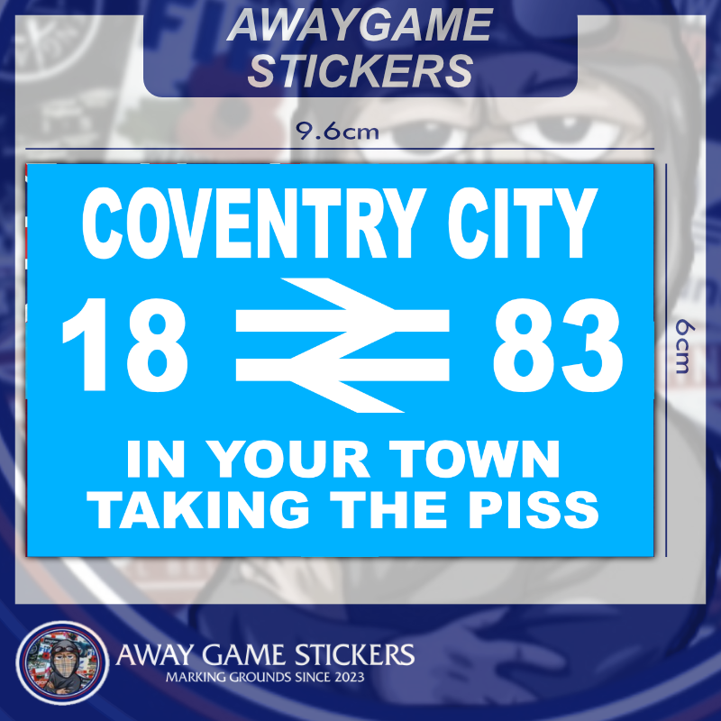 COVENTRY CITY STICKER #04