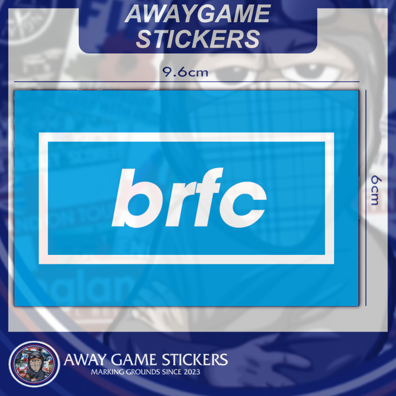BRFC Oasis Inspired Design - Football Stickers