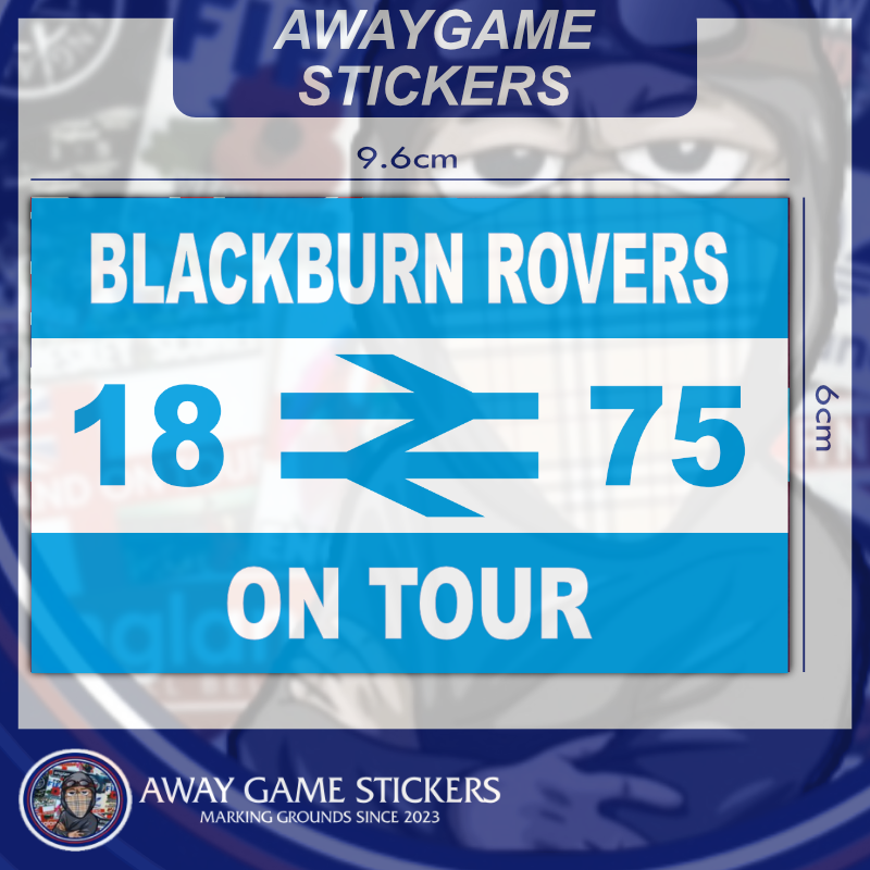 1875 On Tour (Blackburn Rovers) - Football Stickers