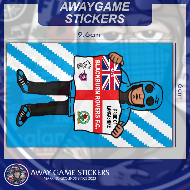 Ultra Holding Flag (Blackburn Rovers) - Football Stickers