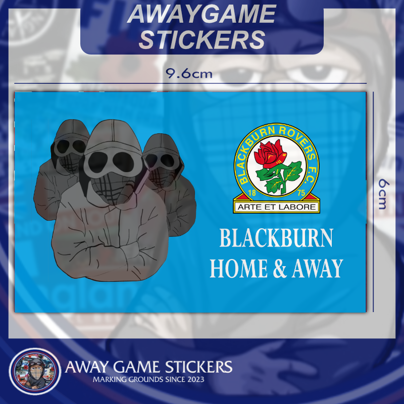 Blackburn Home & Away - Football Stickers