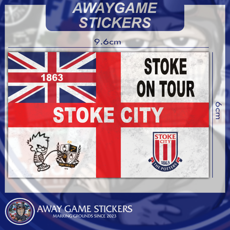 STOKE CITY STICKER #06