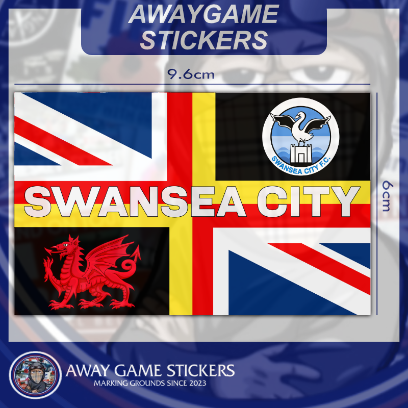 SWANSEA CITY STICKER #02